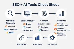 The Ultimate SEO + AI Tools Cheat Sheet (2025 Edition)